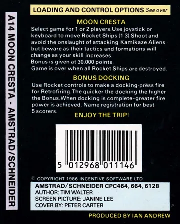 Moon Cresta (UK) (1986) box cover back